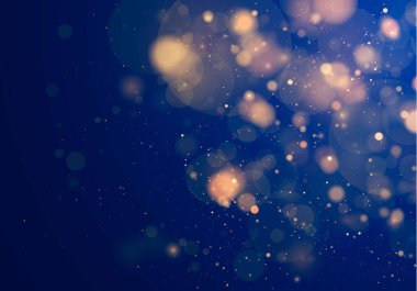 Bulanık bokeh ışığı