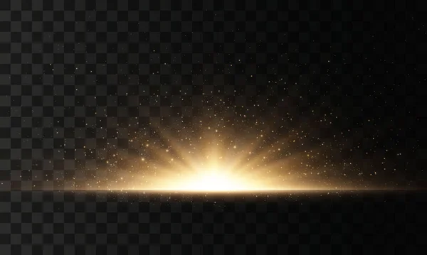 Étincelles d'étoile légère — Image vectorielle