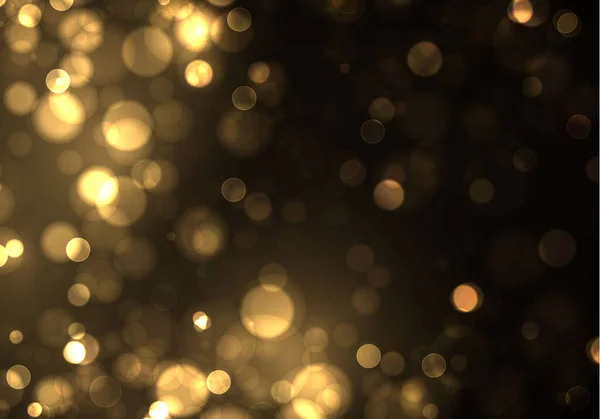 Borrão de bokeh dourado —  Vetores de Stock