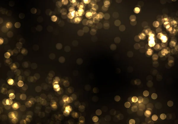 Gold-Bokeh-Unschärfe — Stockvektor