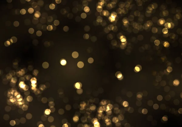 Gold-Bokeh-Unschärfe — Stockvektor