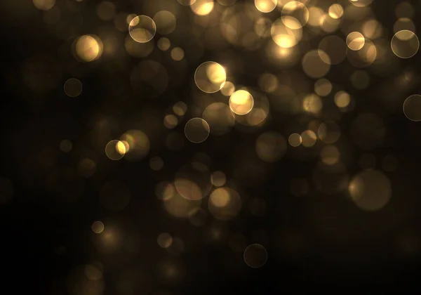 Gold-Bokeh-Unschärfe — Stockvektor