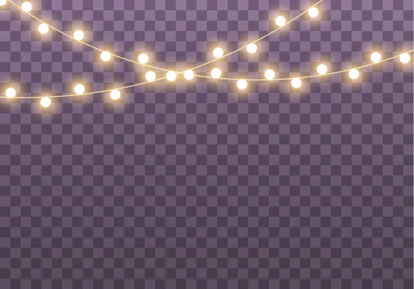 Lichter Weihnachtslampe — Stockvektor