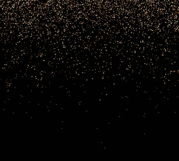 Paillettes de poussière d'or — Image vectorielle