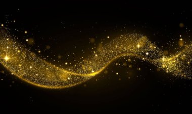 Altın parıltısı dalgası