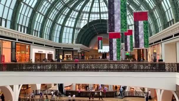 Dubai Emirados Árabes Unidos Novembro 2019 Mall Emirates Decorado Para — Vídeo de Stock