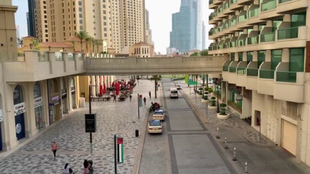 Dubai Eae 2020 Május Kilátás Jbr Főutcára Jumeirah Beach Rezidencia — Stock videók