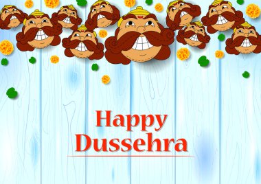 Mutlu Dussehra festival kutlama arka plan.