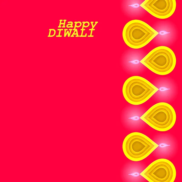 Happy Diwali Festival vacker design mall. Minimal komposition i papper snitt stil. Ställ semester bakgrund för branding gratulationskort, banner, omslag eller affisch. vektor illustration. — Stockfoto