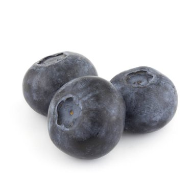 Beyaz bir arka plan üzerinde izole yaban mersini