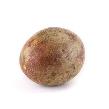 Tutku meyvesi beyaz arkaplanda izole