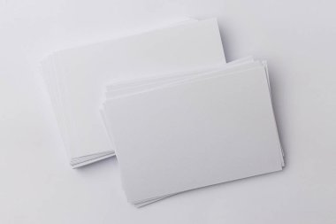 Beyaz arkaplanda Model Fotoğraf İş Kartı