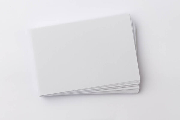 Mockup Photo Business Card on white background