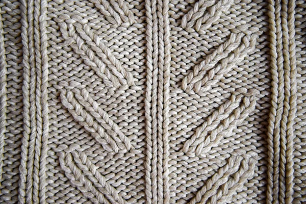 Güzel bir el yapımı yün desenli, sıcak bir kazak..