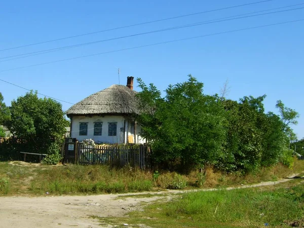 Ukrainische Hütte Bei Charkow — Stockfoto