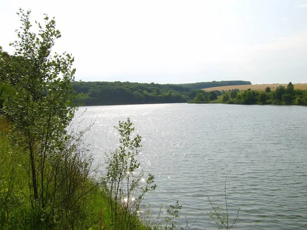 Peyezazh Mit Einem Teich Der Nähe Von Charkow — Stockfoto