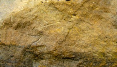 Kum taşının üzerine kazınmış grafitiler.