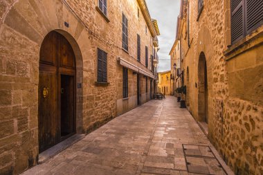 Alcúdia'daki Eski Şehir, Mallorca, İspanya