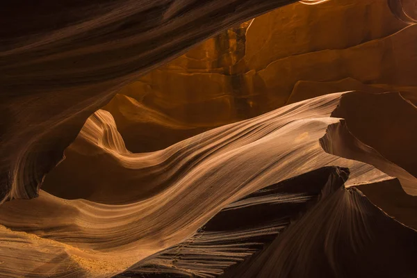 Lower Antelope Canyon - famous sandstone formations in Page, Arizona, USA — Stock Photo, Image