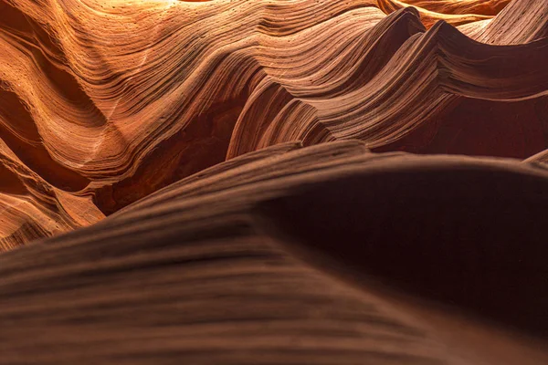 Lower Antelope Canyon - famous sandstone formations in Page, Arizona, USA — Stock Photo, Image