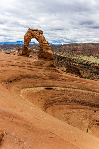 Beautiful Delicate Arch in Arches National Park, Utah, USA — Stock Photo, Image