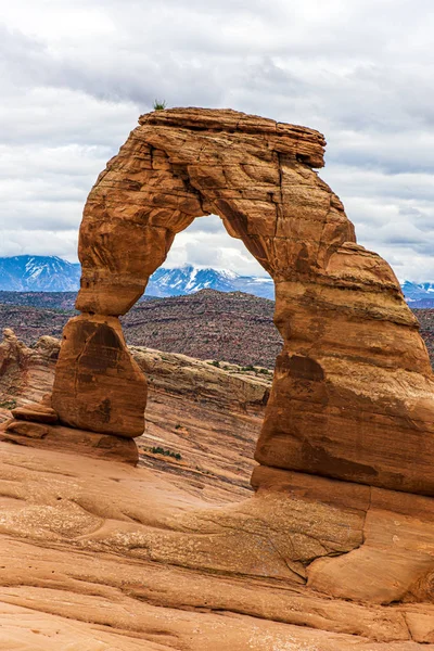 Beautiful Delicate Arch in Arches National Park, Utah, USA — Stock Photo, Image