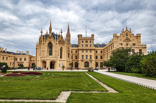 Unesco Dünya Mirası Lednice kalesi görünümü