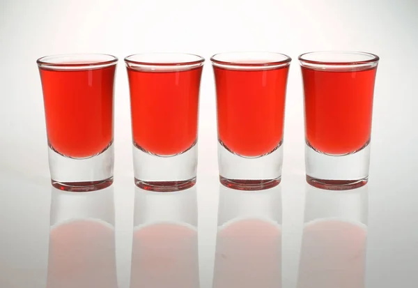 Shots Transparent Table Top — Stock Photo, Image