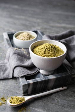 Kenevir tozu, veganlar için bitki bazlı protein