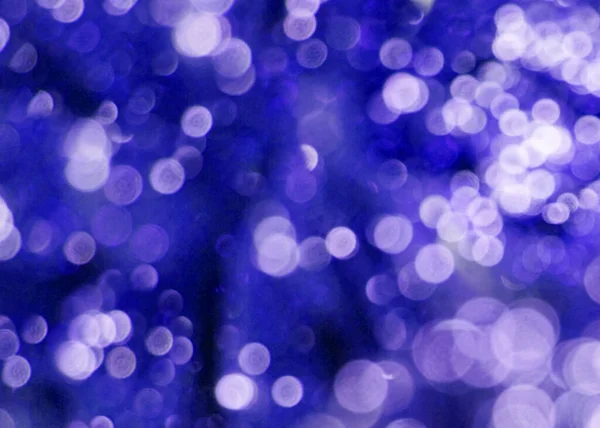 Золотой Синий Размывают Фон Боке Концепция Рождества — стоковое фото