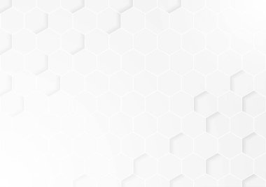 Soyut petek beyaz ve gri arka plan.