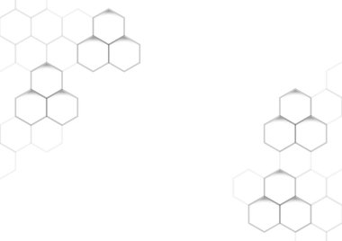 Soyut petek beyaz ve gri arka plan.