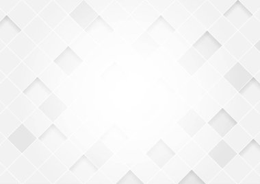 Abstract honeycomb white and gray background. clipart