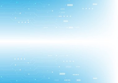 Vektör soyut bilgisayar devresi Yüksek teknoloji teknoloji arka plan.