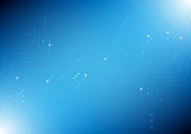 Vektör soyut bilgisayar devresi Yüksek teknoloji teknoloji arka plan.