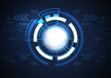 Soyut yüksek teknoloji geçmişi.