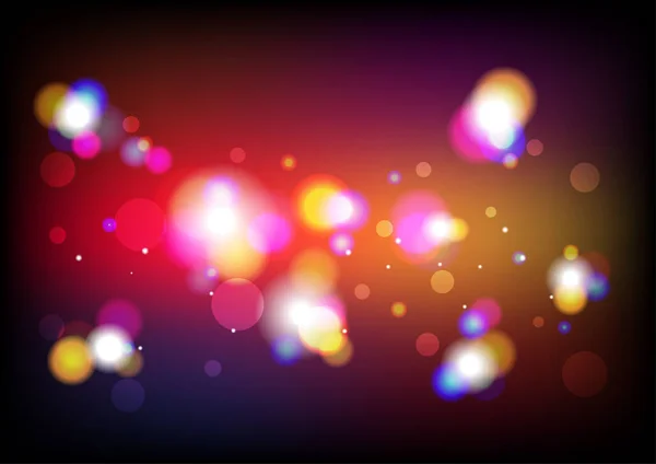 Abstrato Fundo Bokeh Colorido — Vetor de Stock