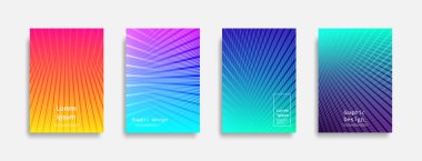 Minimal kapaklar tasarım. renkli çizgi tasarımı. Gelecekteki geometrik desenler. Eps10 vektörü.