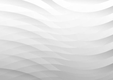 Soyut geometrik şekil beyaz ve gri arkaplan.