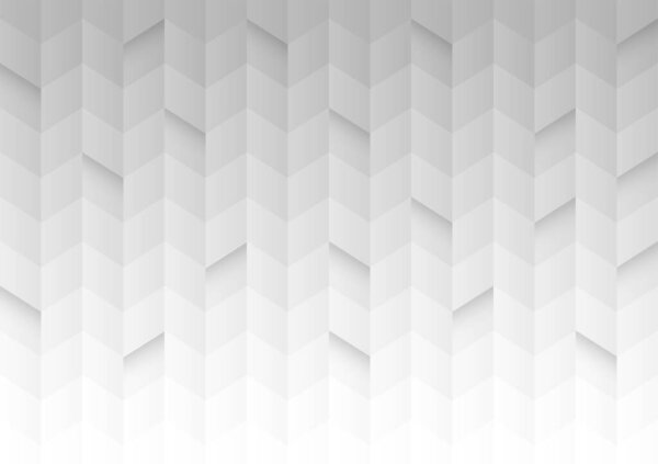 Abstract geometric shape white and gray color background.