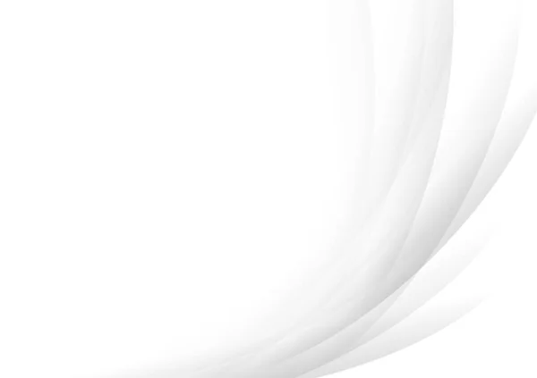 Αφηρημένο Φόντο Λευκό Και Γκρι Κλίση Χρώμα Καμπύλη Φόντο Εικονογράφηση — Διανυσματικό Αρχείο