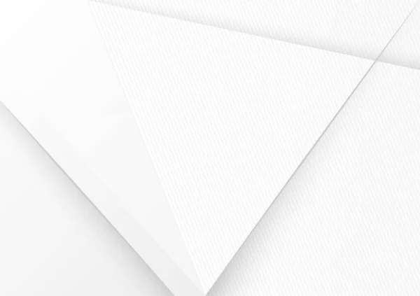 抽象白と灰色の幾何学的背景 未来的な白地 — ストックベクタ