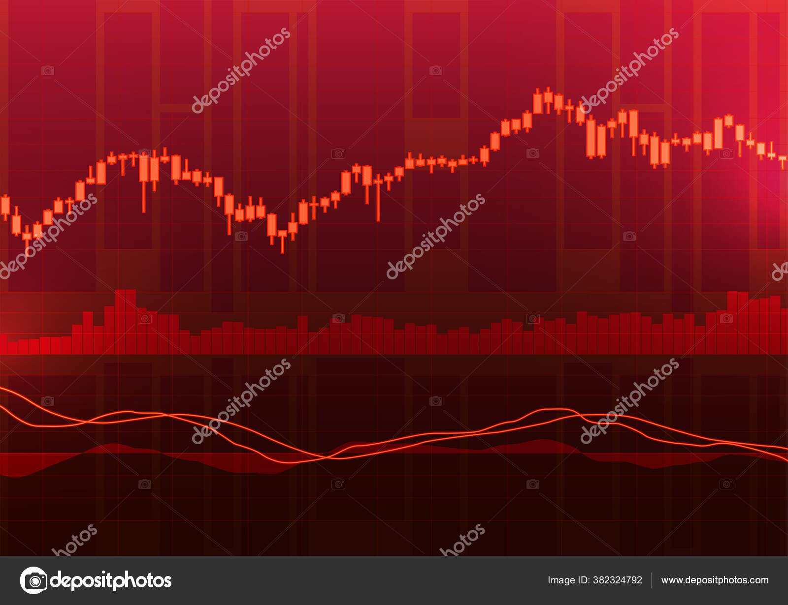 Digital Stock Market Trading Background Stock Vector Image by ©Nack ...