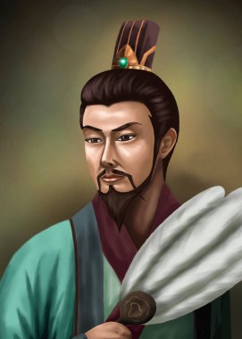 Eski bir Çinli danışmanın portresi. Strateji ve yönetim konusunda uzman..