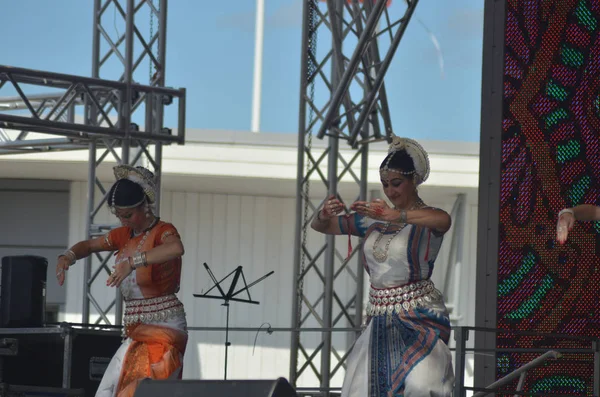 Moskau Russland Jährliches Festival India Day Park Sokolniki — Stockfoto