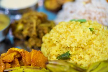 Gıda Yemek Thali Batı Bengal, Hindistan