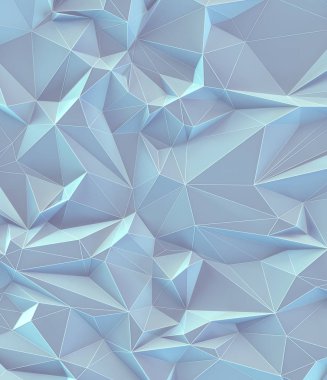3D çizim. Arka plan görüntüsü, bağlantıları replikleri ve üçgen geometrik şekiller. Renkli vintage pastel.