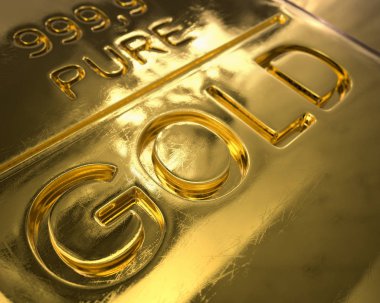 1000 gram altın. İş ve finans alanında başarı kavramı.