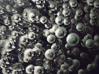 3D çizim. Soyut resim üç boyutlu. Arka plan konsept modern ve fütüristik tasarımı.