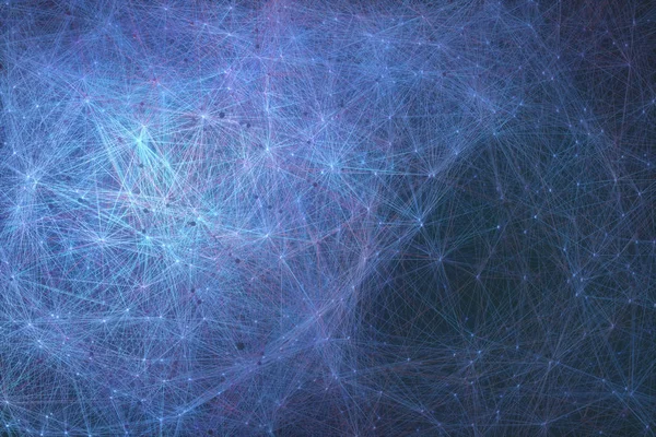 Neurônios Artificiais Interconectados Células Biomecânicas Conectadas Conceito Inteligência Artificial — Fotografia de Stock